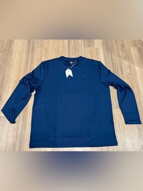 1764 Golf Men's XXL Long Sleeve Performance Shirt - Navy